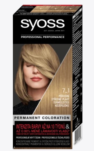 Syoss 7-1 Přírodní Stědně Plavý 50ml
