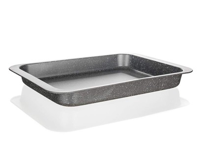 BANQUET  Plech hluboký s nepřilnavým povrchem GRANITE 36,5 x 27 x 4,5 cm