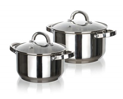 BANQUET Sada nerezového nádobí SWING Small, 4 ks