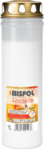 Hřbitovní lampička - lisovaný vosk V7