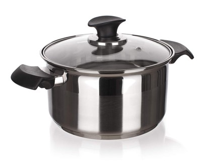 BANQUET Hrnec nerezový AKCENT New Line 20 cm, 3,60 l, s poklicí