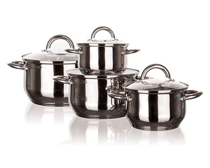 BANQUET Sada nerezového nádobí MODENA, 8 ks
